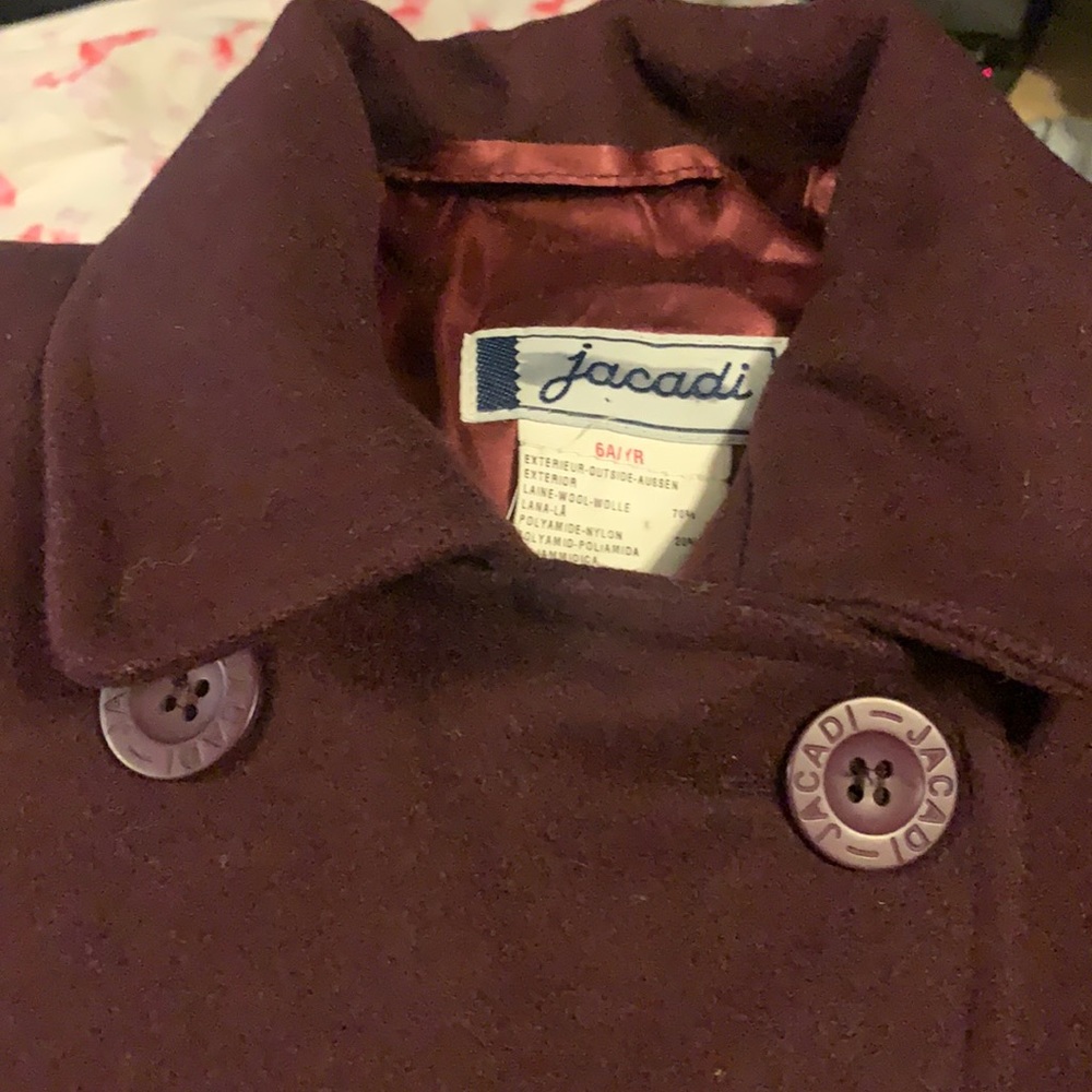 Jacadi Girls Wool Swing Peacoat